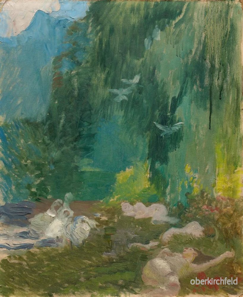 Målning La Sieste - Albert Besnard | Konsttryck - Bild 2