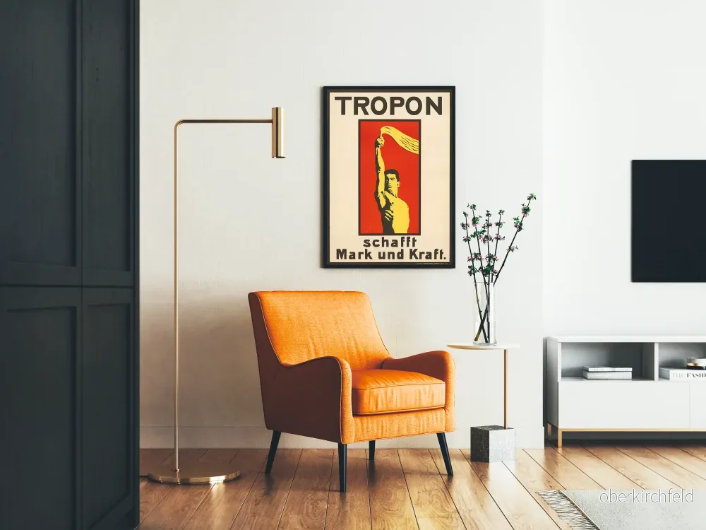 Vintageposter Tropon industriell väggdekoration - Bild 2