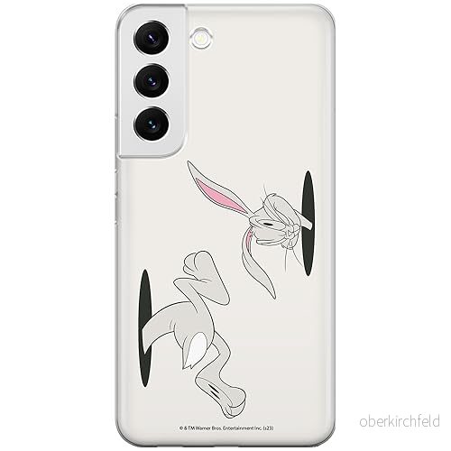 ERT GROUP mobiltelefonfodral för Samsung S22 PLUS originalt och officiellt licensierat Looney Tunes mönster Bugs 016 optimalt anpassad till formen på mobiltelefonen, fodral tillverkad av TPU plast 5905795079789