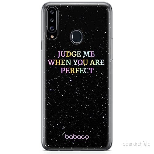 ERT GROUP mobiltelefonfodral för Samsung A20S originalt och officiellt licensierat Babaco mönster Judge me 002 optimalt anpassad till formen på mobiltelefonen, fodral tillverkad av TPU plast 5903932902990