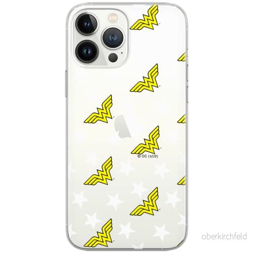 ERT GROUP mobiltelefonfodral för Huawei P30 Lite originalt och officiellt licensierat DC mönster Wonder Woman 007 Vit optimalt anpassad till formen på mobiltelefonen, gedeeltelijk transparant 5902980456691