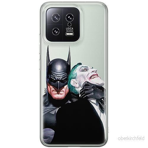 ERT GROUP mobiltelefonfodral för Xiaomi 13 originalt och officiellt licensierat DC mönster Batman & Joker 001 optimalt anpassad till formen på mobiltelefonen, gedeeltelijk transparant 5905511897895