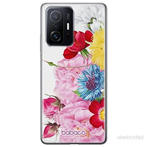 ERT GROUP mobiltelefonfodral för Xiaomi 11T 5G / PRO originalt och officiellt licensierat Babaco mönster Flowers 056 anpassad till formen på mobiltelefonen, fodral tillverkad av TPU plast 5905131359704