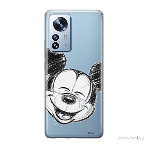 ERT GROUP mobiltelefonfodral för Xiaomi 12 PRO originalt och officiellt licensierat Disney mönster Mickey 016 optimalt anpassad till formen på mobiltelefonen, gedeeltelijk transparant 5905511522483