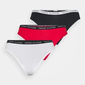 Tommy Hilfiger 3P Trosor, Storlek: Small, White/desert sky/primary red 8720113414786 Tommy Hilfiger 3P Trosor, Storlek: Small, White/desert sky/primary red 8720113414786