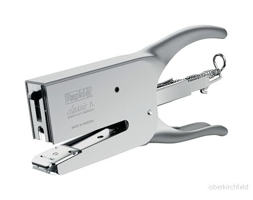 Rapid 5000250 häftstång K1, metall, 50 blad, häftklammertyp 24, platina 4051661010118