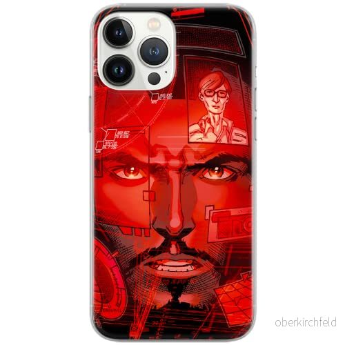 ERT GROUP mobiltelefonfodral för Iphone 13 PRO MAX originalt och officiellt licensierat Marvel mönster Iron Man 016 Vit optimalt anpassad till formen på mobiltelefonen, fodral tillverkad av TPU plast 5903932873429