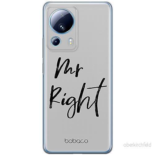 ERT GROUP mobiltelefonfodral för Xiaomi 13 LITE/CIVI 2 originalt och officiellt licensierat Babaco mönster Mr Right 001 optimalt anpassad till formen på mobiltelefonen, fodral tillverkad av TPU plast 5905511923556