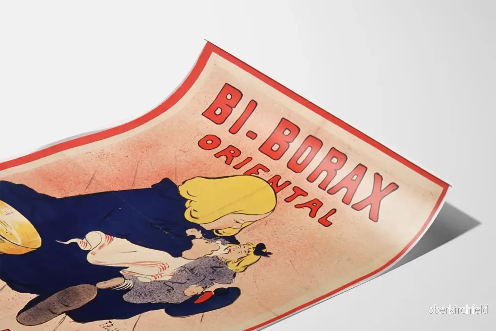 Vintageposter BI-BORAX Orientaliskt Rengörande Renande Desinfekterande - Bild 3