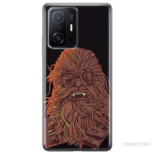 ERT GROUP mobiltelefonfodral för Xiaomi 11T 5G / PRO originalt och officiellt licensierat Star Wars mönster Chewbacca 007 anpassad till formen på mobiltelefonen, fodral tillverkad av TPU plast 5904805557729