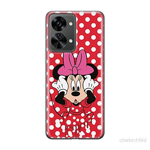 ERT GROUP mobiltelefonfodral för Oneplus NORD 2T 5G originalt och officiellt licensierat Disney mönster Minnie 016 optimalt anpassad till formen på mobiltelefonen, fodral tillverkad av TPU plast 5905511265410