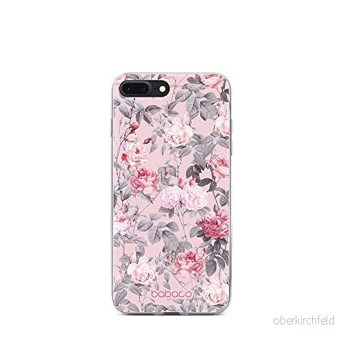 ERT GROUP mobiltelefonfodral för Iphone 7 PLUS/ 8 PLUS originalt och officiellt licensierat Babaco mönster Flowers 054 optimalt anpassad till formen på mobiltelefonen, fodral tillverkad av TPU plast 5905131351289
