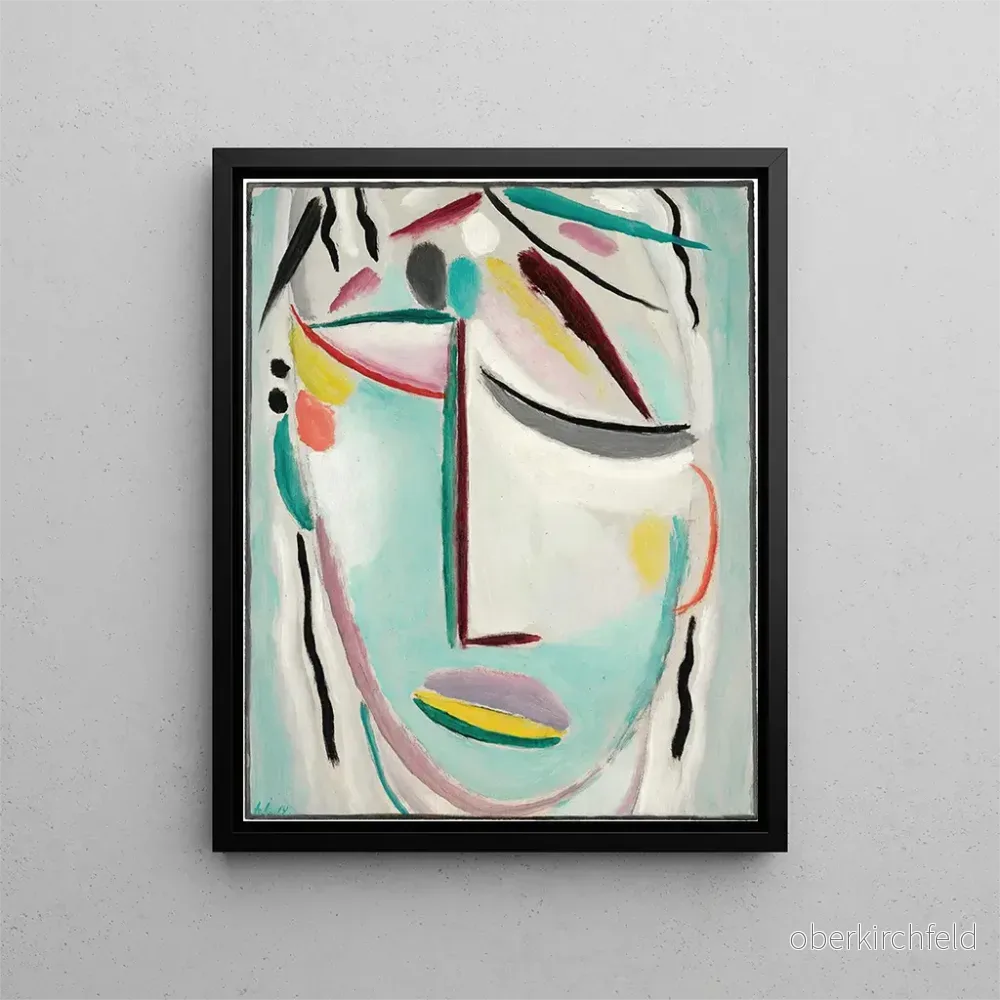 Målning Les sauveurs font face au martyr – Alexej von Jawlensky | Konsttryck
