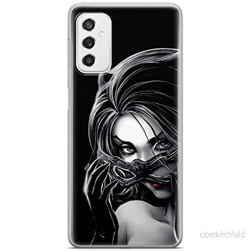 ERT GROUP mobiltelefonfodral för Samsung M52 5G originalt och officiellt licensierat DC mönster Catwoman 004 optimalt anpassad till formen på mobiltelefonen, fodral tillverkad av TPU plast 5904805496646