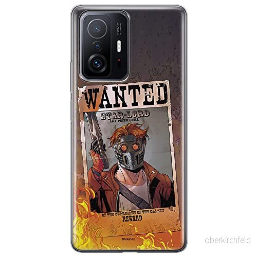 ERT GROUP mobiltelefonfodral för Xiaomi 11T 5G / PRO originalt och officiellt licensierat Marvel mönster Star Lord 001 anpassad till formen på mobiltelefonen, fodral tillverkad av TPU plast 5904805554735