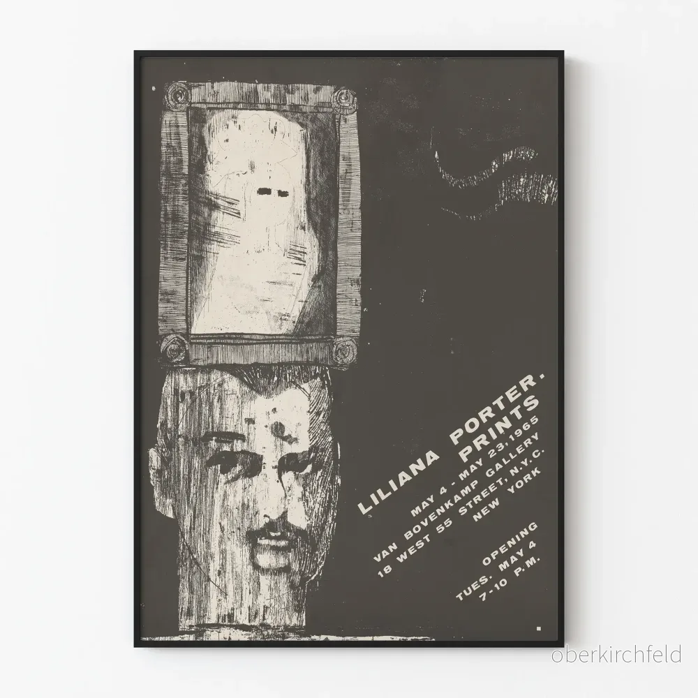 Konstnärlig poster Liliana Porter Prints 1965