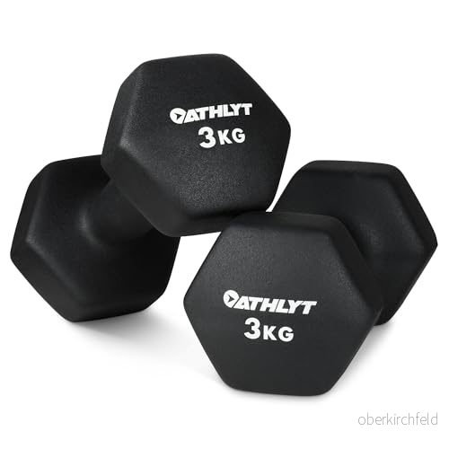 Athlyt Neopren hantelvikter 2 x 3 kg 669014998668