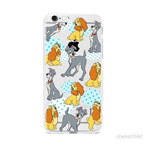 ERT GROUP mobiltelefonfodral för Iphone 6/6S originalt och officiellt licensierat Disney mönster Lady and the Tramp 004 optimalt anpassad till formen på mobiltelefonen, gedeeltelijk transparant 5905131773425