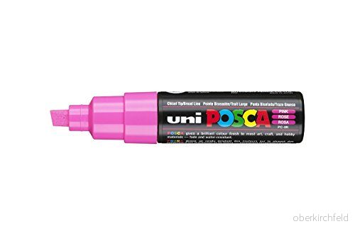 uni ball PX148882000 POSCA 182628 markör (med bred kilspets) rosa 4902778916513