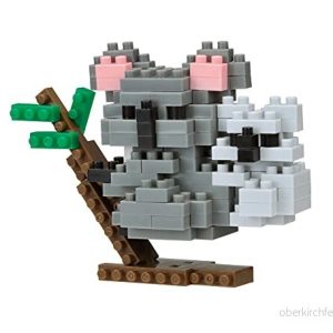 Bandai nanoblock Koala minifigur av tegel, byggsats, koalor, pixel, djur, figurer, NBC257 4972825209493 Bandai nanoblock Koala minifigur av tegel, byggsats, koalor, pixel, djur, figurer, NBC257 4972825209493