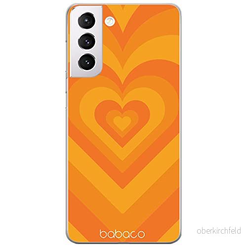 ERT GROUP mobiltelefonfodral för Samsung S21 originalt och officiellt licensierat Babaco mönster Hearts 007 optimalt anpassad till formen på mobiltelefonen, fodral tillverkad av TPU plast 5904805680939