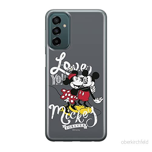 ERT GROUP mobiltelefonfodral för Samsung M13 4G/M23 5G/F23 originalt och officiellt licensierat Disney mönster Mickey & Minnie 001, fodral tillverkad av TPU plast 5905511360207