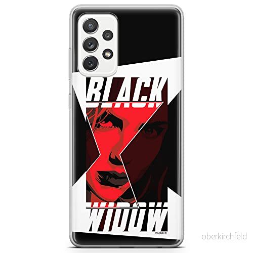 ERT GROUP mobiltelefonfodral för Samsung A72 5G originalt och officiellt licensierat Marvel mönster Black Widow 012 optimalt anpassad till formen på mobiltelefonen, fodral tillverkad av TPU plast 5903040081860