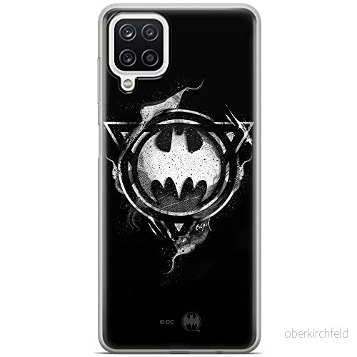 ERT GROUP mobiltelefonfodral för Samsung A12 / M12 originalt och officiellt licensierat DC mönster Batman 013 optimalt anpassad till formen på mobiltelefonen, fodral tillverkad av TPU plast 5903040096413