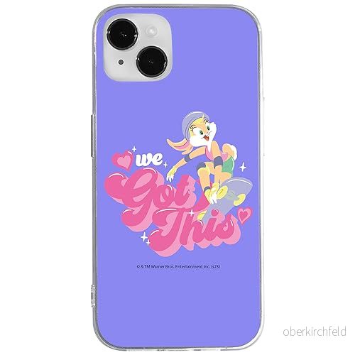 ERT GROUP mobiltelefonfodral för Iphone 14 PLUS originalt och officiellt licensierat Looney Tunes mönster Lola 004 optimalt anpassad till formen på mobiltelefonen, fodral tillverkad av TPU plast 5905795066291
