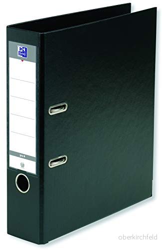OXFORD Smart Pro+ A4XL rygg 80 mm 2 ringar polypro omslag svart 3020120146447