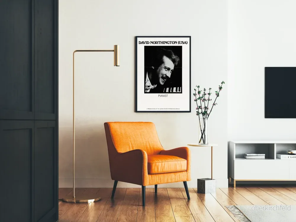 Vintageposter av David Northington - Amerikansk pianist - Bild 2