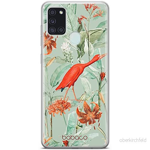 ERT GROUP mobiltelefonfodral för Samsung A21s originalt och officiellt licensierat Babaco mönster Flowers 049 optimalt anpassad till formen på mobiltelefonen, fodral tillverkad av TPU plast 5905131344915