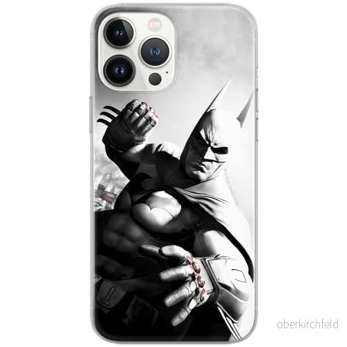ERT GROUP mobiltelefonfodral för Apple Iphone 6/6S originalt och officiellt licensierat DC mönster Batman 019 Vit optimalt anpassad till formen på mobiltelefonen, fodral tillverkad av TPU plast 5902980054071
