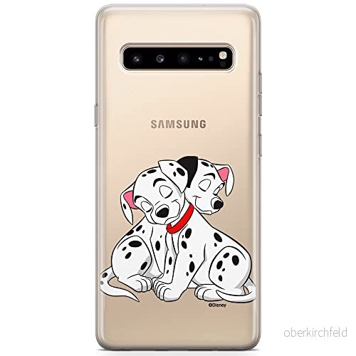 ERT GROUP mobiltelefonfodral för Samsung S10 5G originalt och officiellt licensierat Disney mönster Dalmatians 005 Vit optimalt anpassad till formen på mobiltelefonen, gedeeltelijk transparant 5904805889752