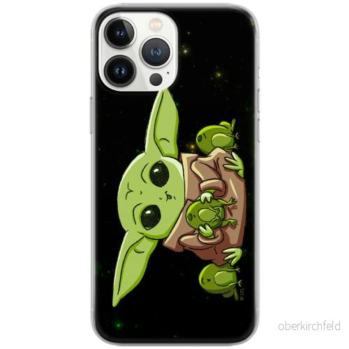ERT GROUP mobiltelefonfodral för Apple Iphone 6 PLUS originalt och officiellt licensierat Star Wars mönster Baby Yoda 014 Vit anpassad till formen på mobiltelefonen, fodral tillverkad av TPU plast 5904805052743
