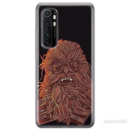 ERT GROUP mobiltelefonfodral för Xiaomi MI NOTE 10 Lite originalt och officiellt licensierat Star Wars mönster Chewbacca 007 anpassad till formen på mobiltelefonen, fodral tillverkad av TPU plast 5904805589911