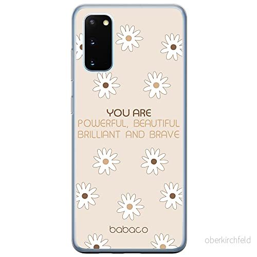 ERT GROUP mobiltelefonfodral för Samsung S20 FE / 5G originalt och officiellt licensierat Babaco mönster Positive vibes 003, fodral tillverkad av TPU plast 5903932970845