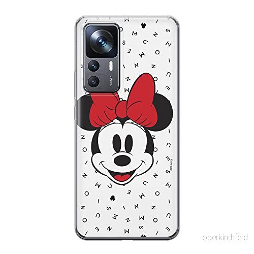 ERT GROUP mobiltelefonfodral för Xiaomi 12T/12T pro/K50 Ultra originalt och officiellt licensierat Disney mönster Minnie 056 anpassad till formen på mobiltelefonen, fodral tillverkad av TPU plast 5905511576264