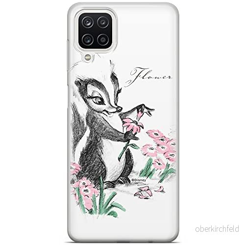 ERT GROUP mobiltelefonfodral för Samsung A12 / M12 originalt och officiellt licensierat Disney mönster Flower Skunk 001 optimalt anpassad till formen på mobiltelefonen, fodral tillverkad av TPU plast 5903040101605