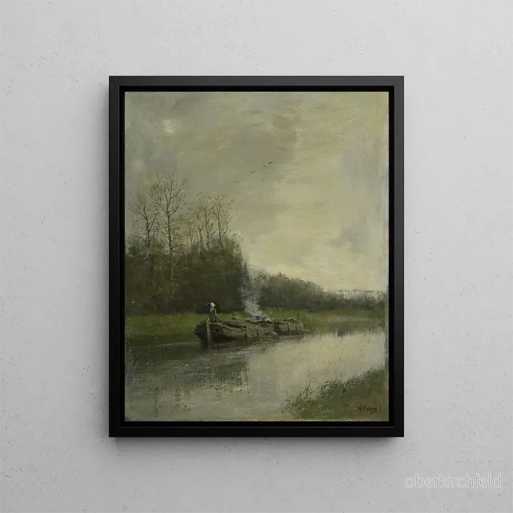 Målning Chemin de halage - Anton Mauve | Konsttryck