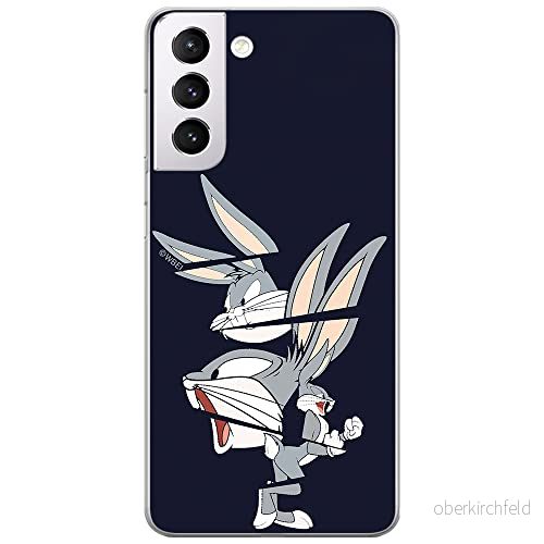 ERT GROUP mobiltelefonfodral för Samsung S21 originalt och officiellt licensierat Looney Tunes mönster Bugs 008 optimalt anpassad till formen på mobiltelefonen, fodral tillverkad av TPU plast 5903932296952