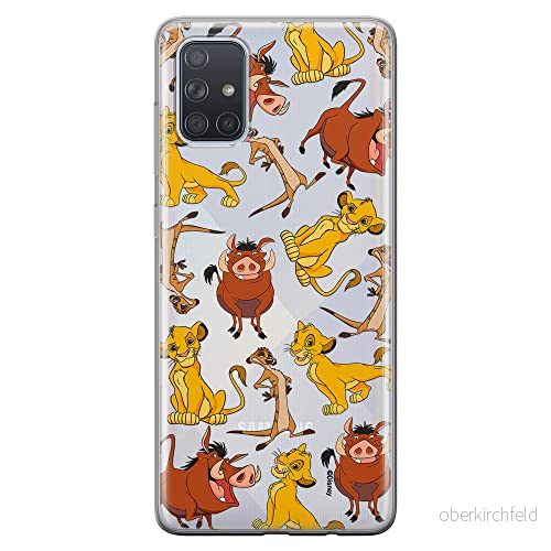 ERT GROUP mobiltelefonfodral för Samsung A71 originalt och officiellt licensierat Disney mönster Simba & Friends 010 optimalt anpassad till formen på mobiltelefonen, gedeeltelijk transparant 5905131790927