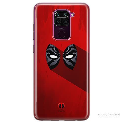 ERT GROUP mobiltelefonfodral för Xiaomi REDMI NOTE 9 originalt och officiellt licensierat Marvel mönster Deadpool 007 optimalt anpassad till formen på mobiltelefonen, fodral tillverkad av TPU plast 5903040329658
