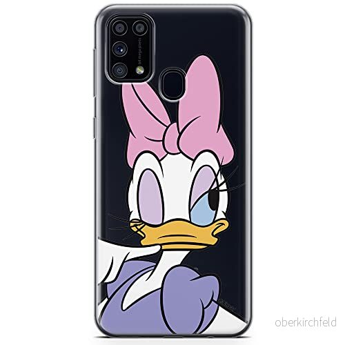 ERT GROUP mobiltelefonfodral för Samsung M31 originalt och officiellt licensierat Disney mönster Daisy 003 optimalt anpassad till formen på mobiltelefonen, gedeeltelijk transparant 5904805475146