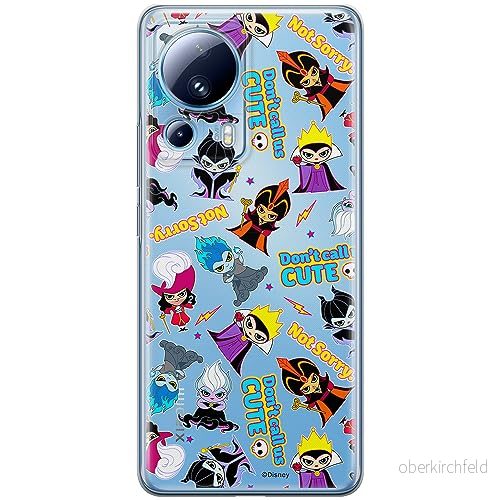 ERT GROUP mobiltelefonfodral för Xiaomi 13 LITE/CIVI 2 originalt och officiellt licensierat Disney mönster Villains 008 anpassad till formen på mobiltelefonen, gedeeltelijk transparant 5905511935146
