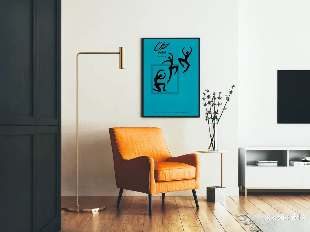 Poster av dansensembleet Cleo Parker Robinson i svarta silhuetter - Bild 2