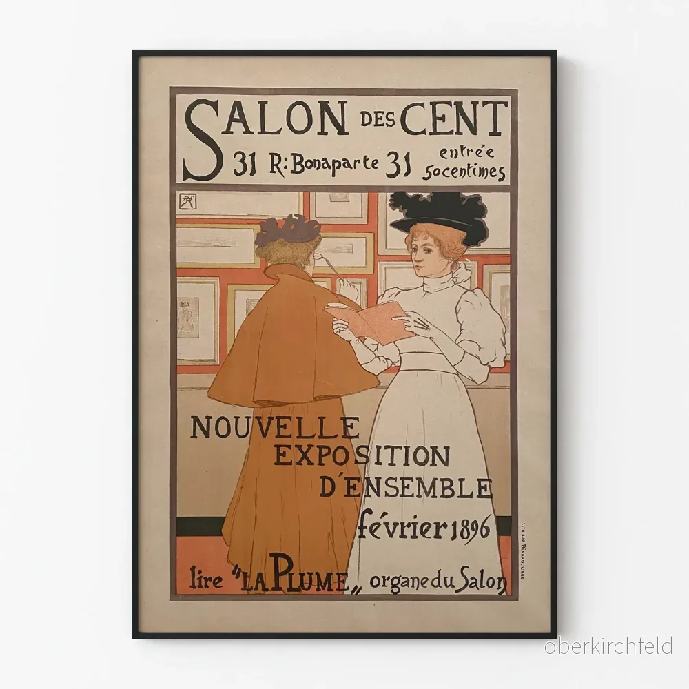 Postersalonens - Sammanställning av utställningen februari 1896