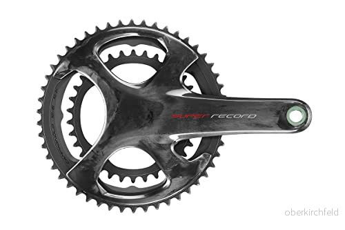Campagnolo Super Record Carbon Ultra Torque TI 12 hastighetskedjor, svart, 170 mm 52 36T 8053340450570