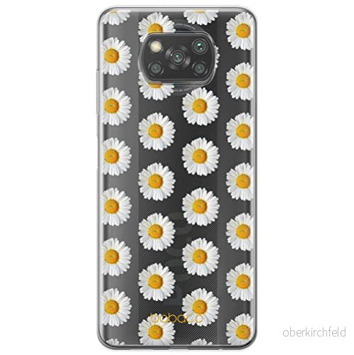 ERT GROUP mobiltelefonfodral för Xiaomi POCOPHONE X3 originalt och officiellt licensierat Babaco mönster Flowers 009 optimalt anpassad till formen på mobiltelefonen, gedeeltelijk transparant 5903537123783