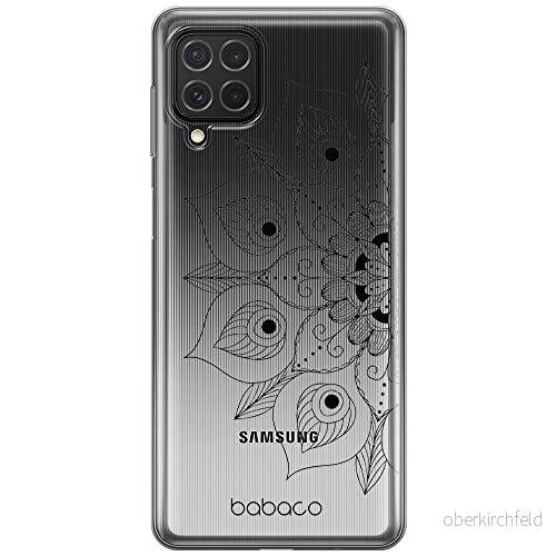 ERT GROUP mobiltelefonfodral för Samsung F62 / M62 originalt och officiellt licensierat Babaco mönster Mandalas 002 Vit optimalt anpassad till formen på mobiltelefonen, gedeeltelijk transparant 5904805821912